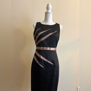 Nine West Black Dress with Pink Accents